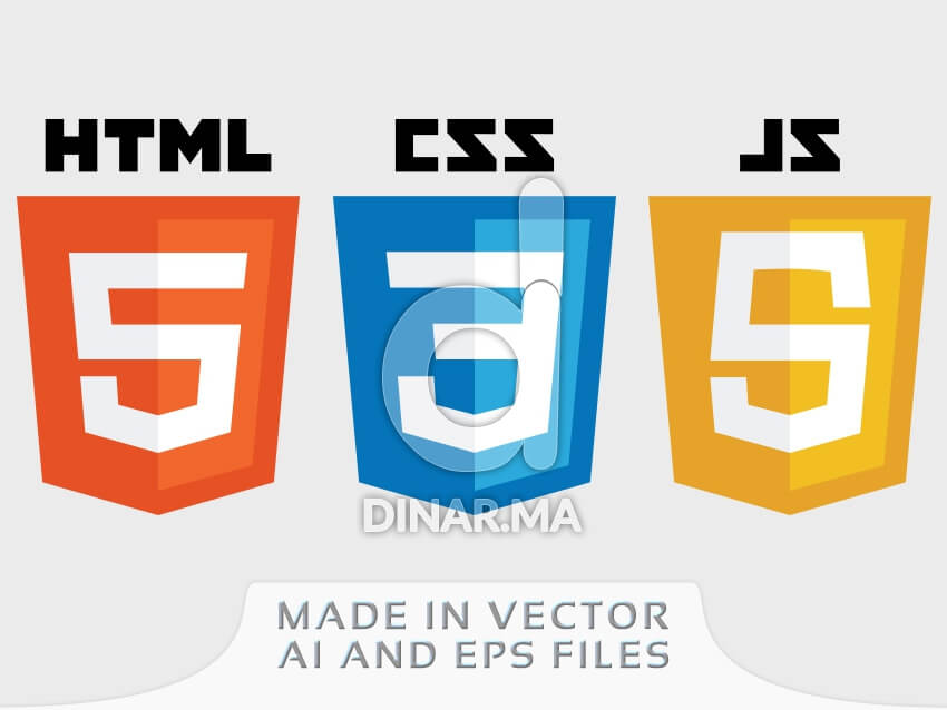 HTML5 CSS3 JS Icons