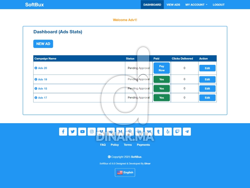 SoftBux Paid to Click Script